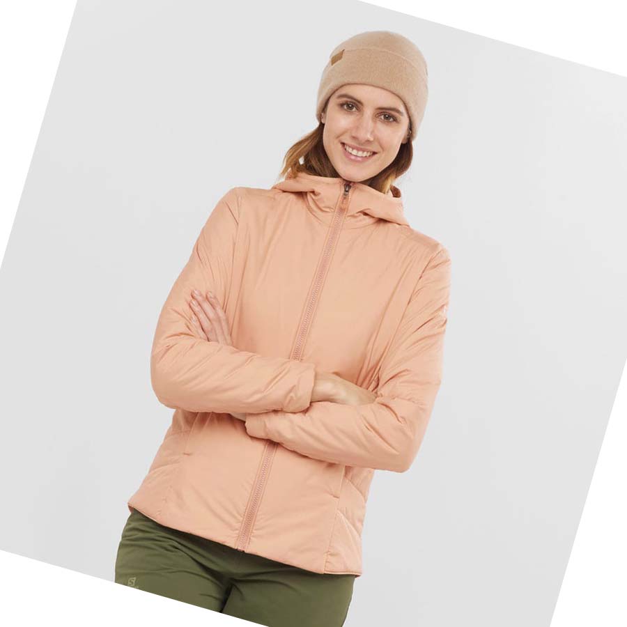 Salomon OUTRACK INSULATED Kadın Ceket Pembe | TR 2455PJJ